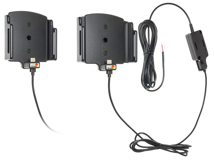 Universele verstelbare houder USB-C met vaste voeding width: 75-89 mm thickness: 6-10 mm - 527843 - 527843