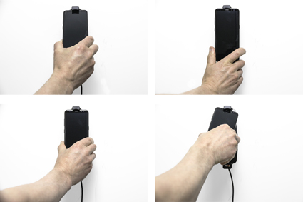 Samsung Galaxy S8 / S9 / S10 houder met hoes met vaste voeding - 527964 3 - 527964