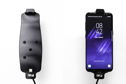 Samsung Galaxy S8 / S9 / S10 houder met hoes met vaste voeding - 527964 4 - 527964