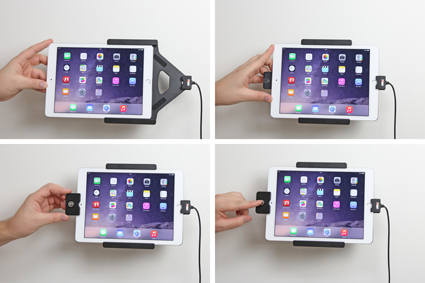 Apple iPad Air2 / Pro 9.7 Actieve houder met USB Sig. Plug LOCK - 535684 2 - 535684