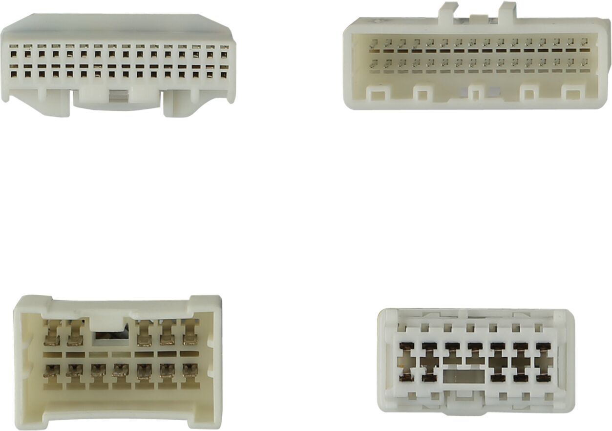CarIso2Car met ISO- 12 pins + 32 pins Dacia -Opel - Renault - Nissan.Voor Handsfree Device - 57 1253 stecker - 57-1253