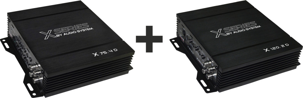 X--ion-Serie set van X-80.4D en de X-150.2D - 6 pack - 6-Pack