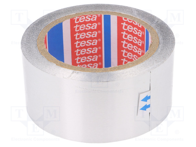 TESABAND 60630  L.50mtr x B.50mm Aluminium (Per Stuk) - 60630 00002 00 - 60630-00002-00