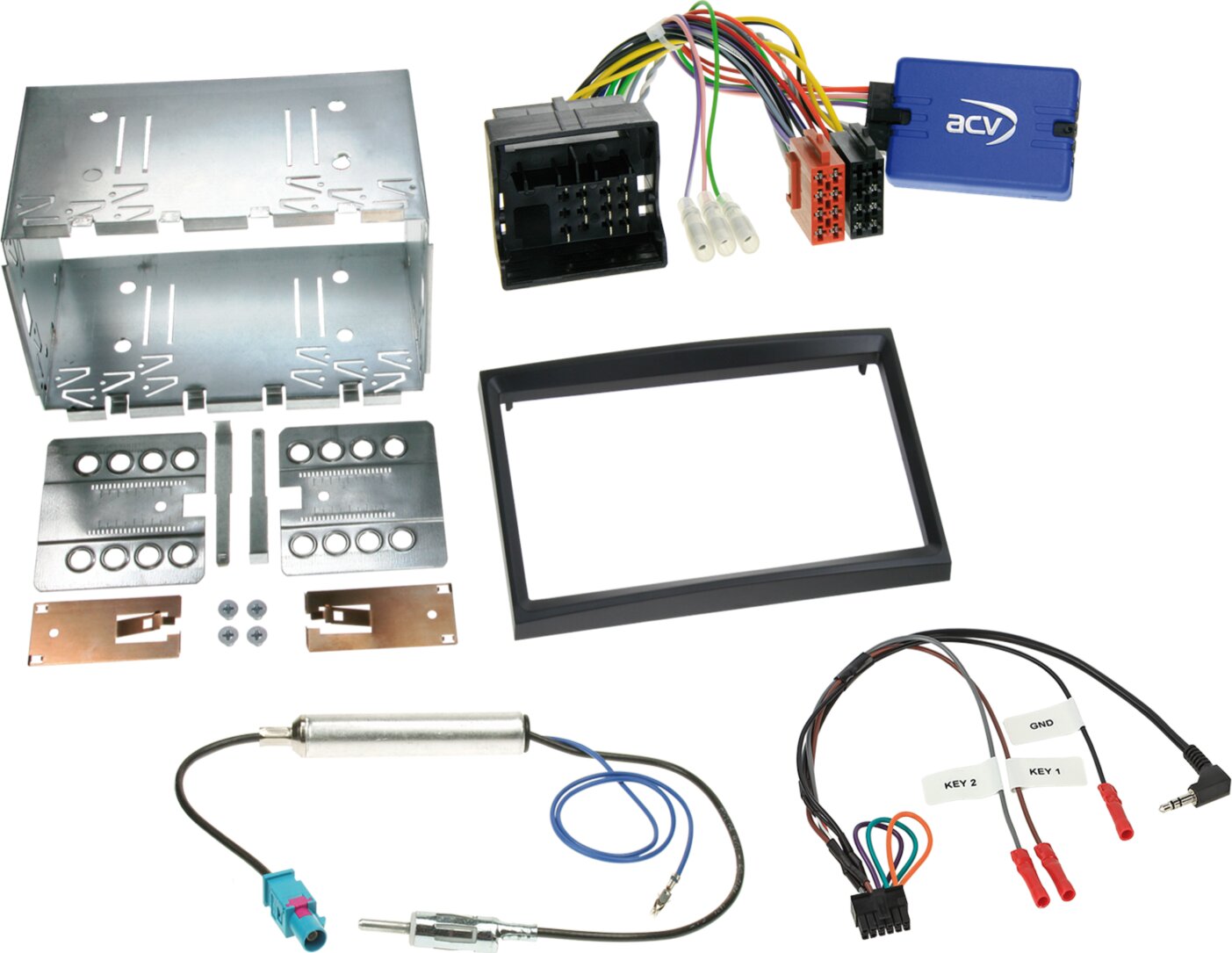 2-DIN Kit Peugeot diverse voertuigen RD4 apparaat - 621040 02 2 - 621040-02-2