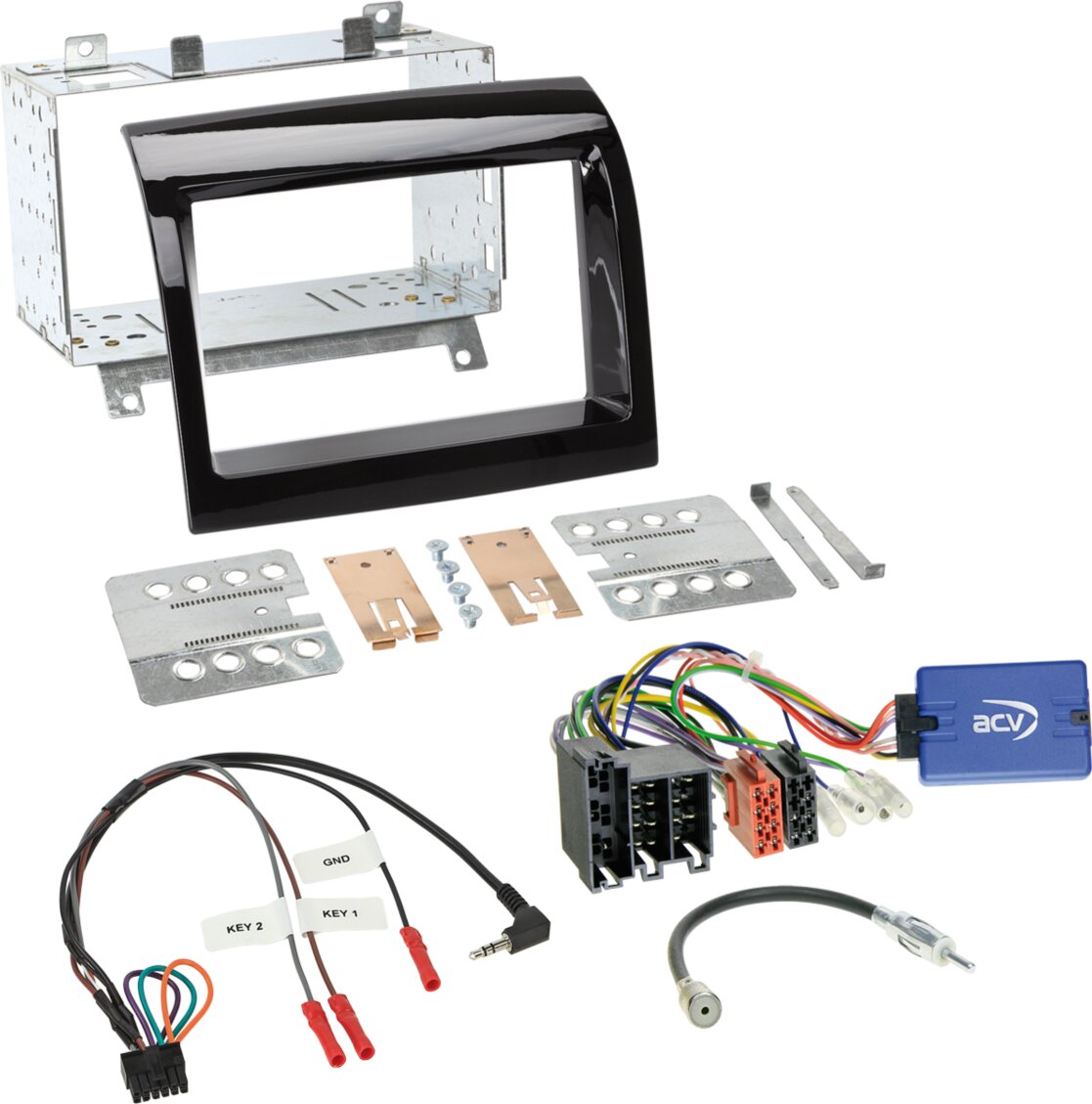 2-DIN Kit Citro&euml;n/Fiat/Peugeot - 621094 27 1 - 621094-27-1