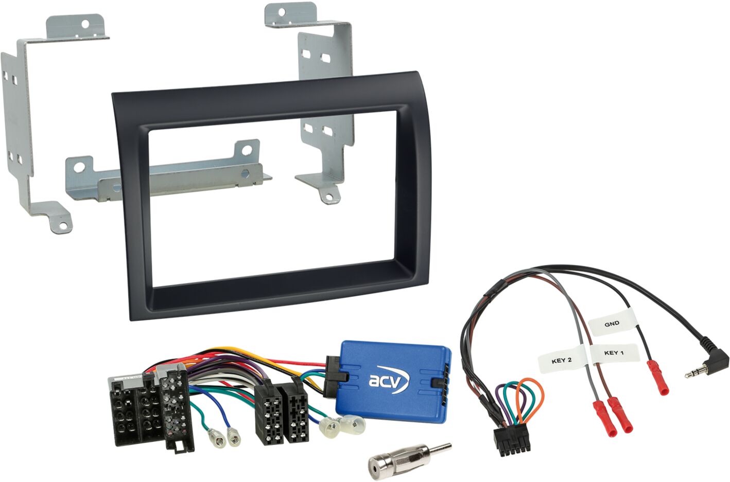 2-DIN Kit (Stuurwiel Interface) Fiat Ducato / Citro&euml;n Jumper / Peugeot Boxer 2014>  - 621094 29 1 - 621094-29-1