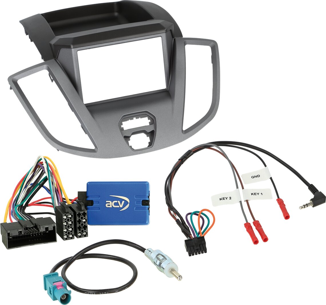 2-DIN Kit Ford Transit 2014-2019 met vak - 621114 32 1 - 621114-32-1