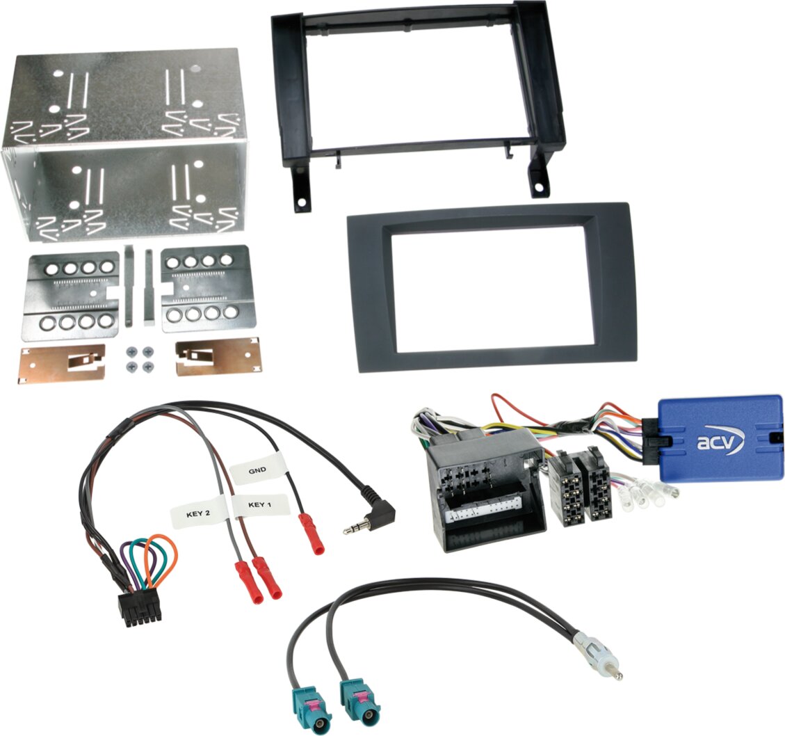 2-DIN Kit Mercedes Benz SLK-Klasse R171 2004 -2011 - 621190 24 1 - 621190-24-1