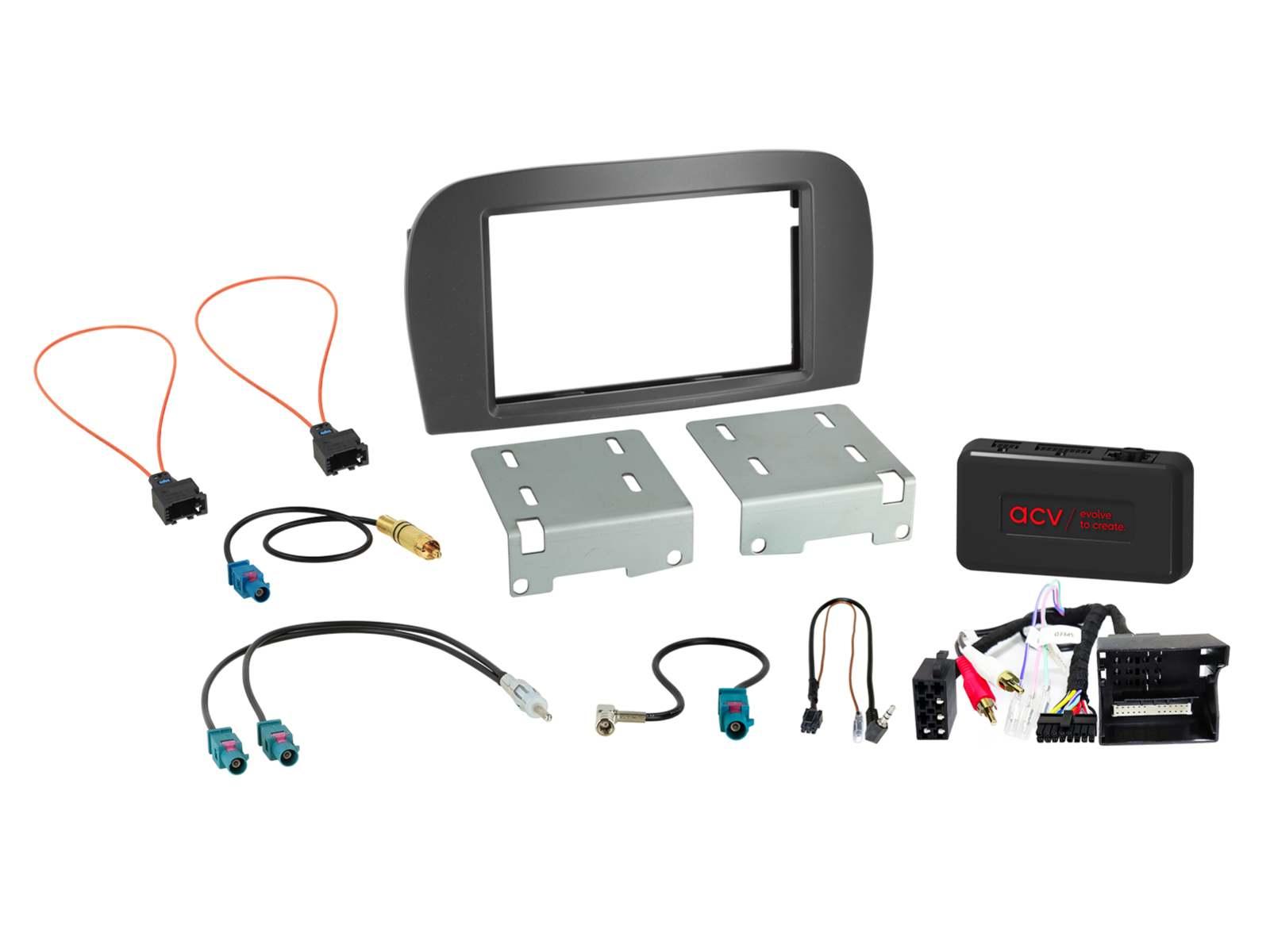2-DIN-Kit Mercedes SL-Klasse (R230) 03/2006&ndash;12/2011 - 621190 25 2 - 621190-25-2
