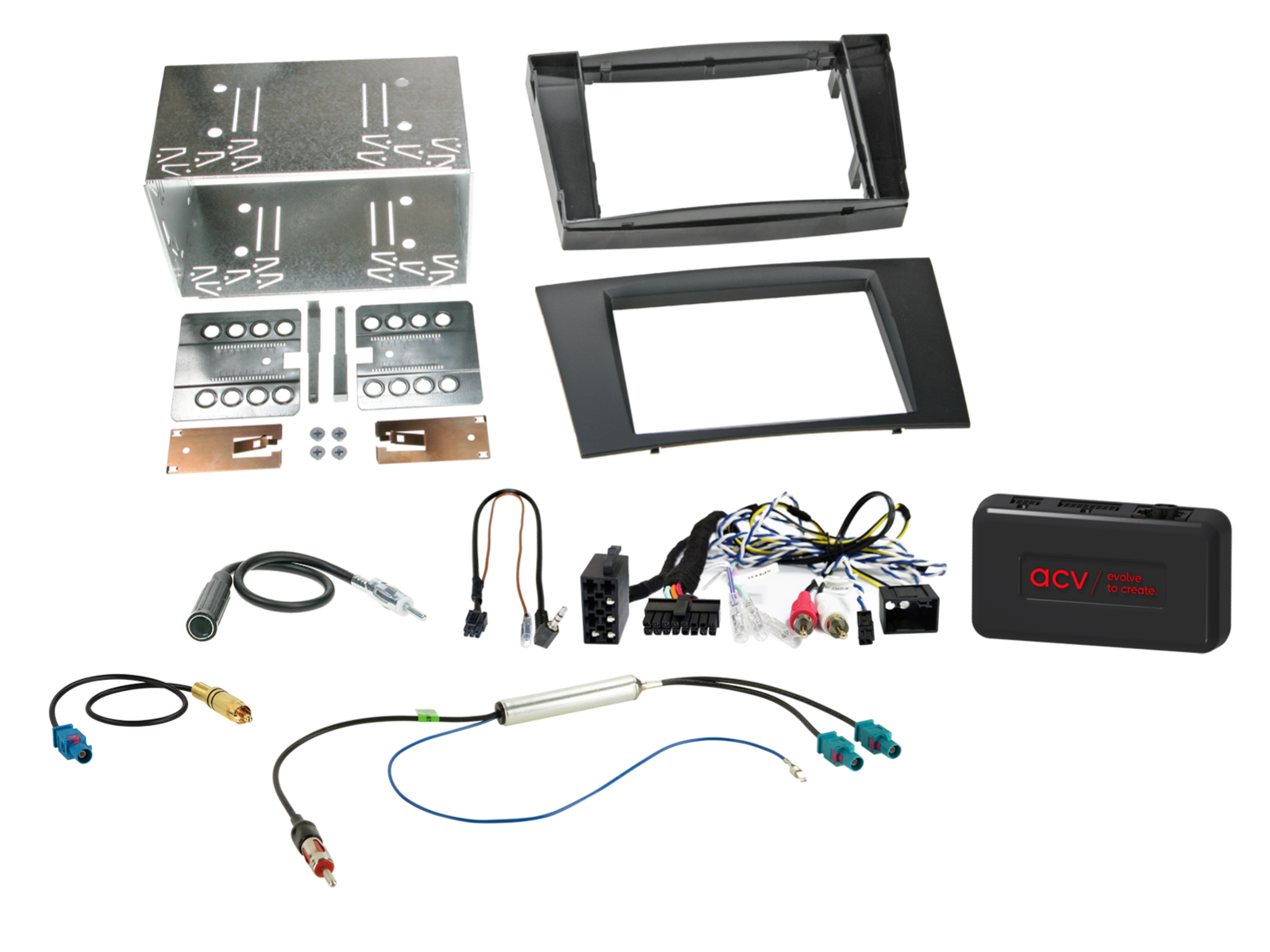 2-DIN-set Mercedes CLS (C219)/E-Klasse (W211) - 621190 28 2 - 621190-28-2