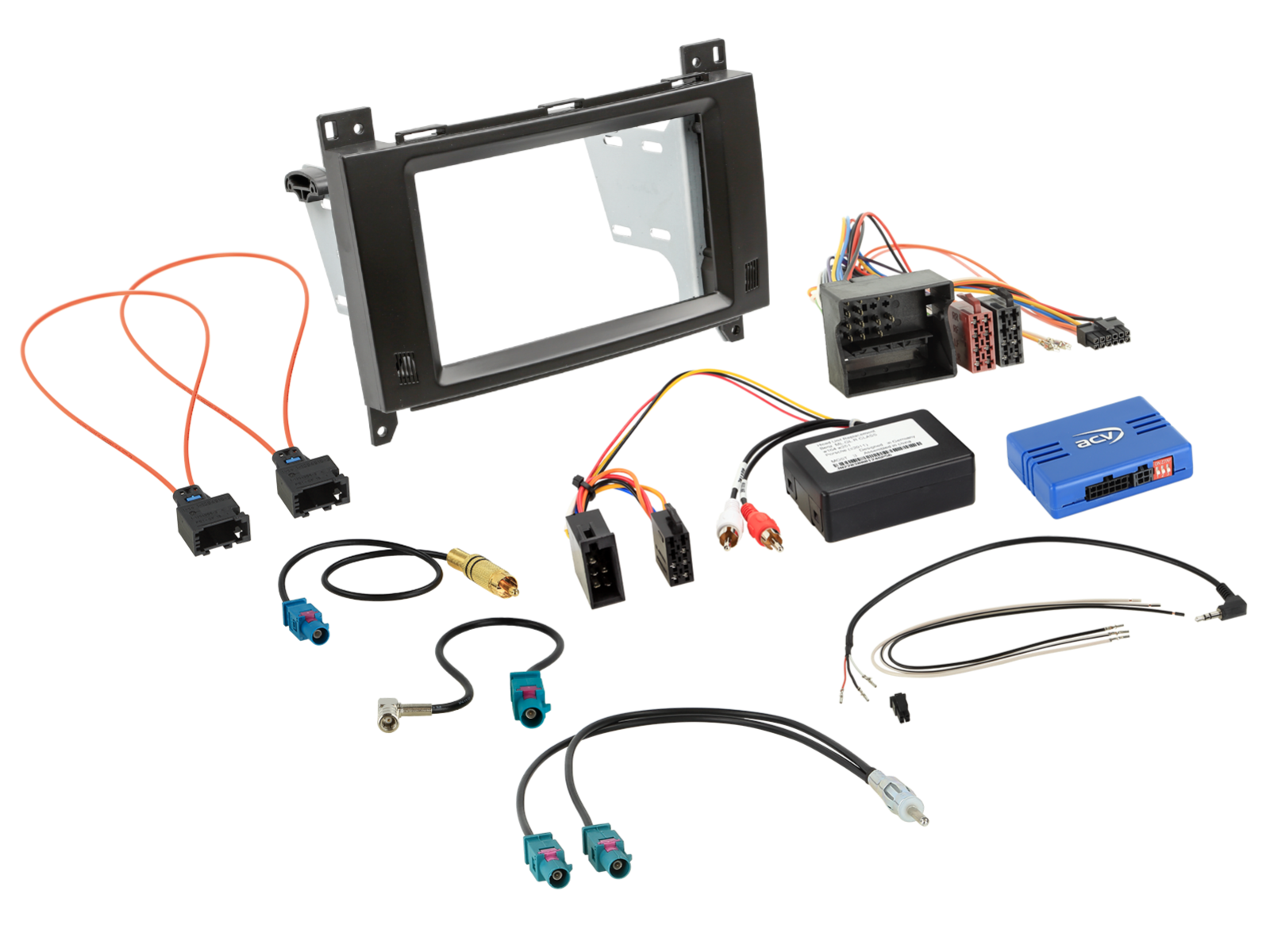 2-DIN Kit Diverse Mercedes Benz SWI/Analoog/Antenne  - 621190 37 4 - 621190-37-4