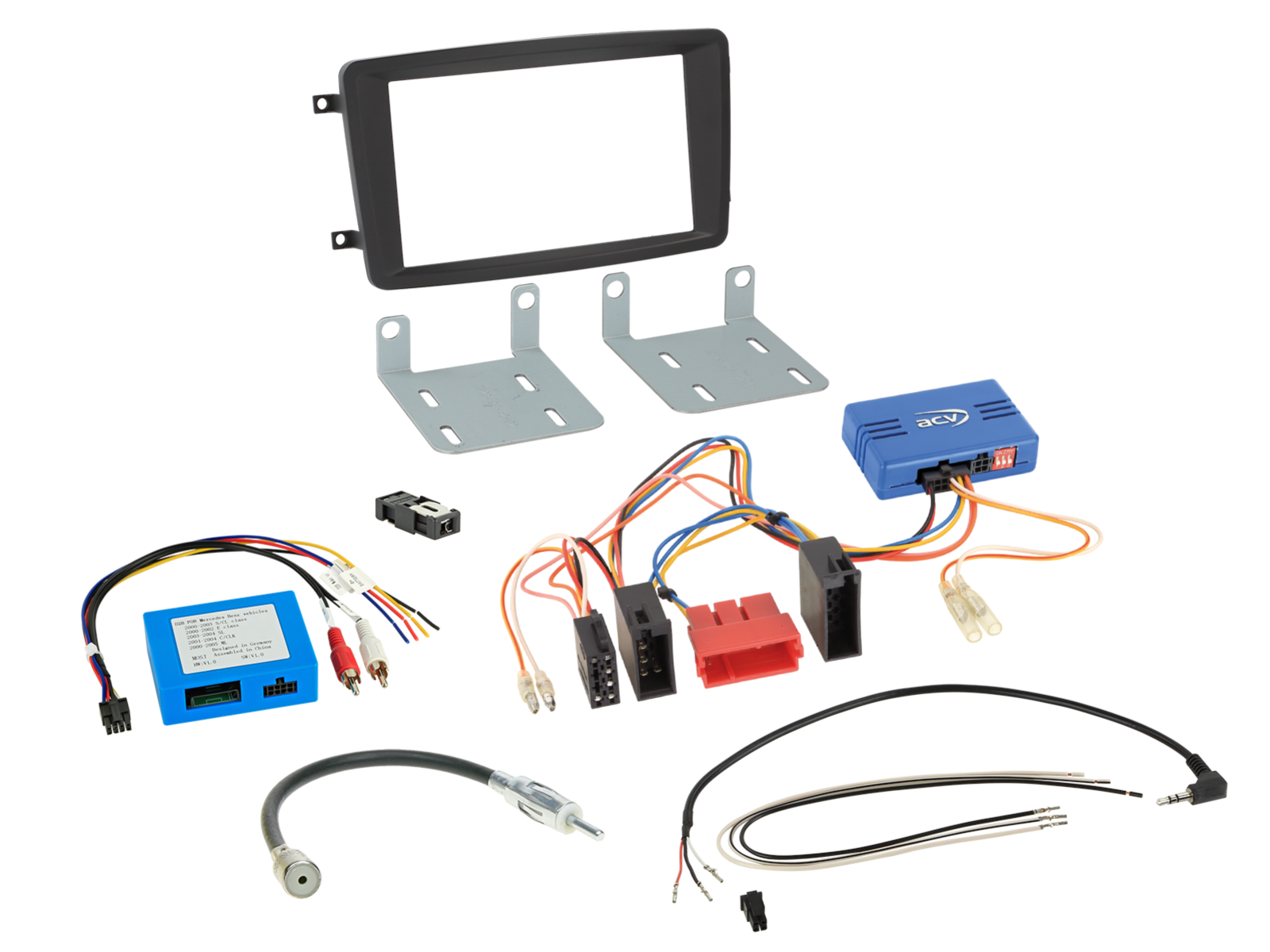 2-DIN Kit Mercedes Voertuigen SWI/Analoog/Antenne  - 621190 42 1 - 621190-42-1