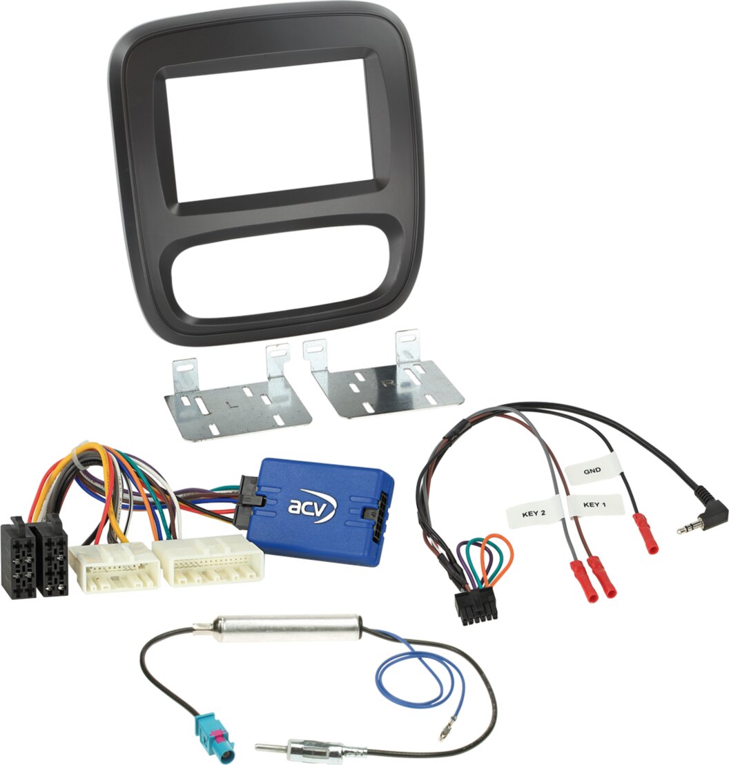 2-DIN Kit Fiat/Nissan/Opel/Renault handmatige klimaatregeling - 621250 16 1 - 621250-16-1