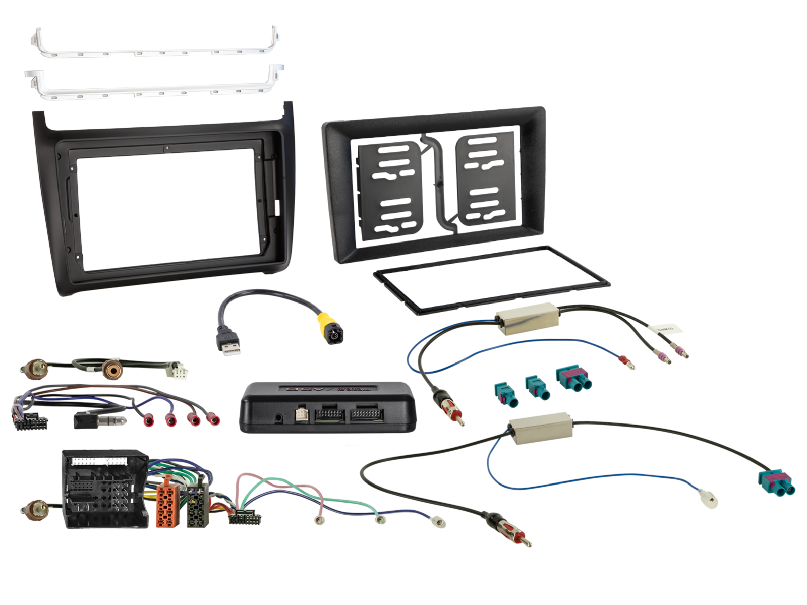 9&ldquo;/7&rdquo; Kit VW Polo 04/2014-07/2017 black i-dapter/antenna - 621320 43 1 - 621320-43-1