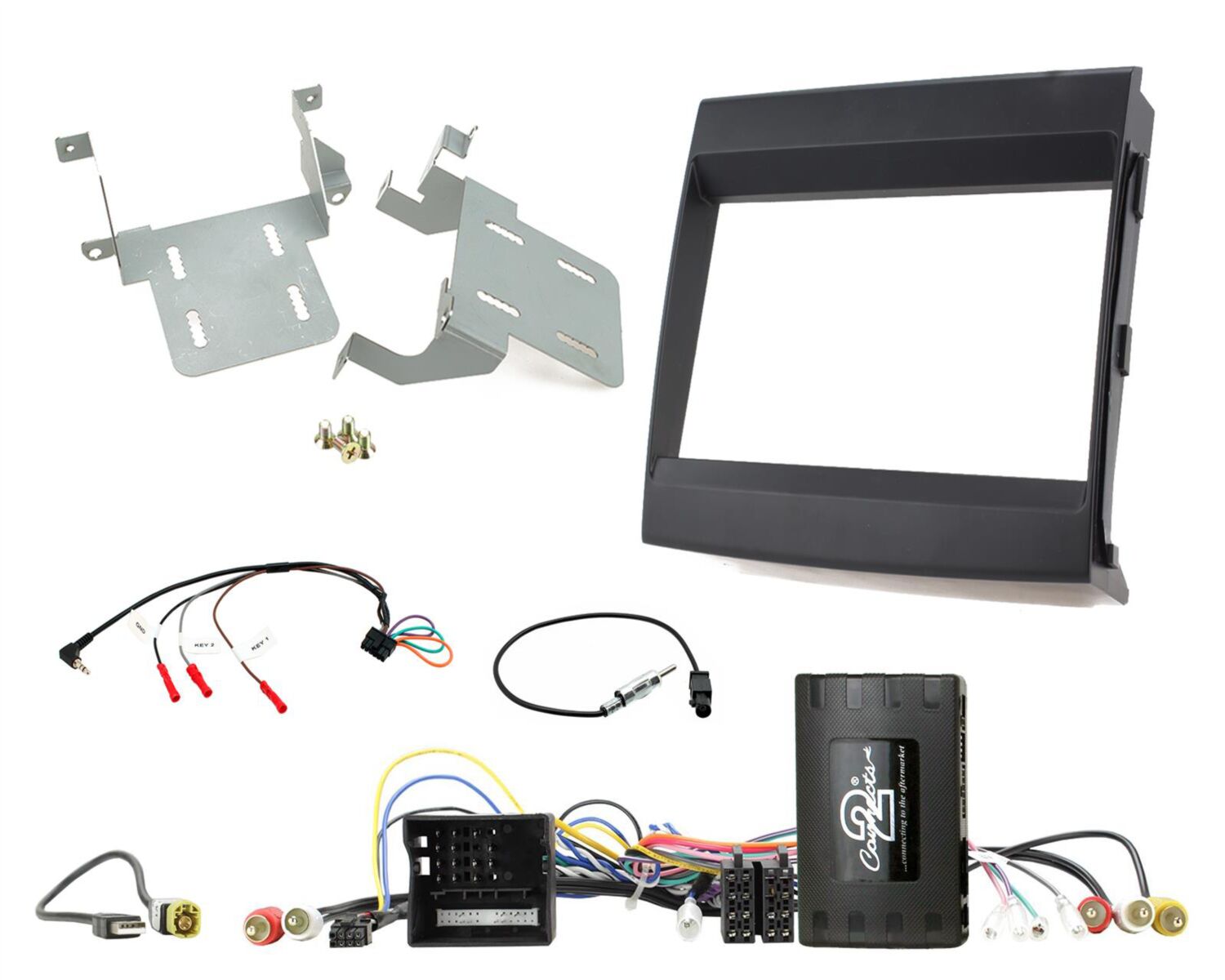2-DIN Kit Porsche Cayenne 2011-2016 - Info adapter/analoge versterker - 621323 09 2 - 621323-09-2