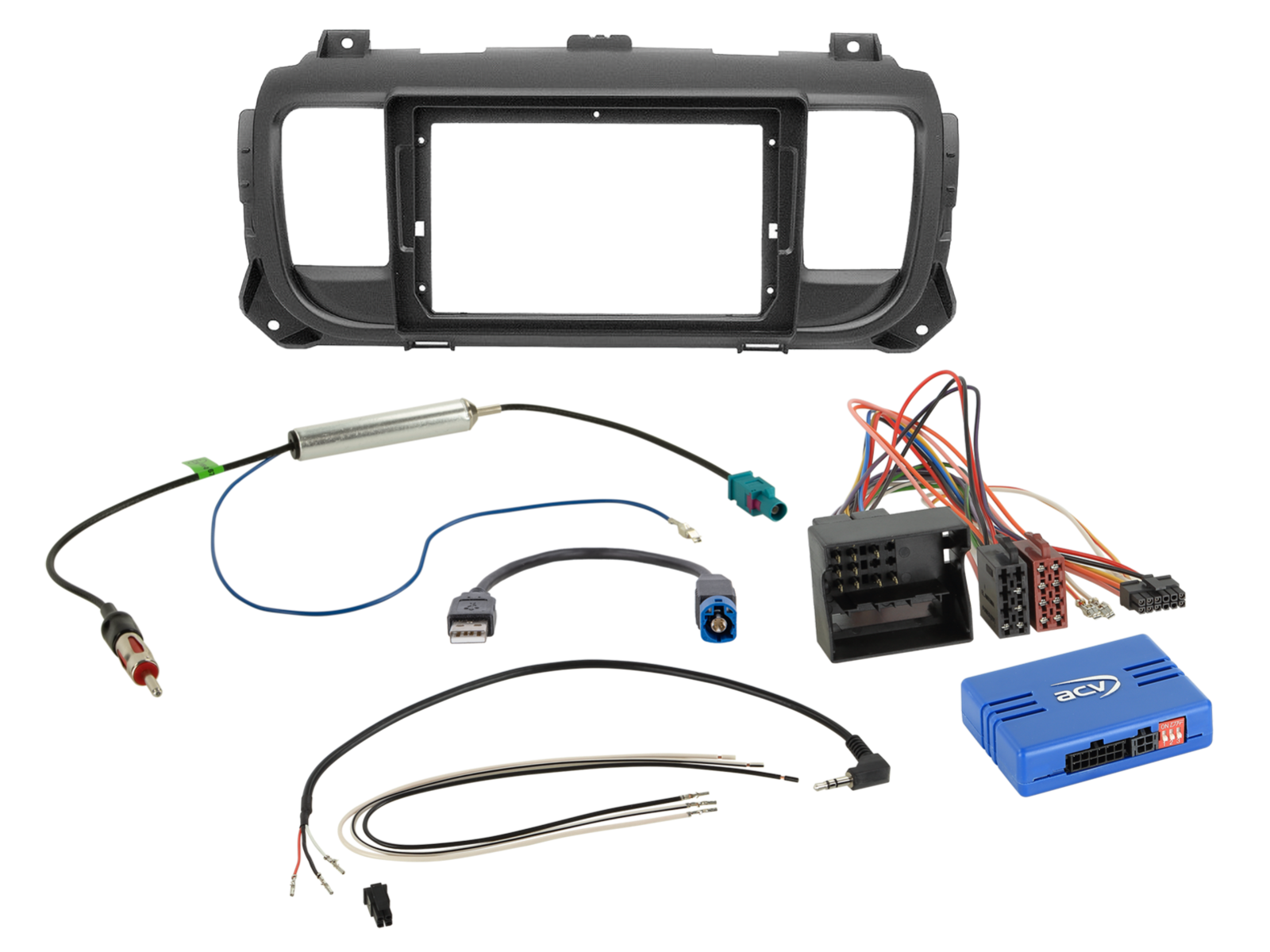 9" Kit Citroen/Opel/Peugeot/Toyota 40Pin SWI/USB Pro - 691041 91 1 4 - 691041-91-1-4