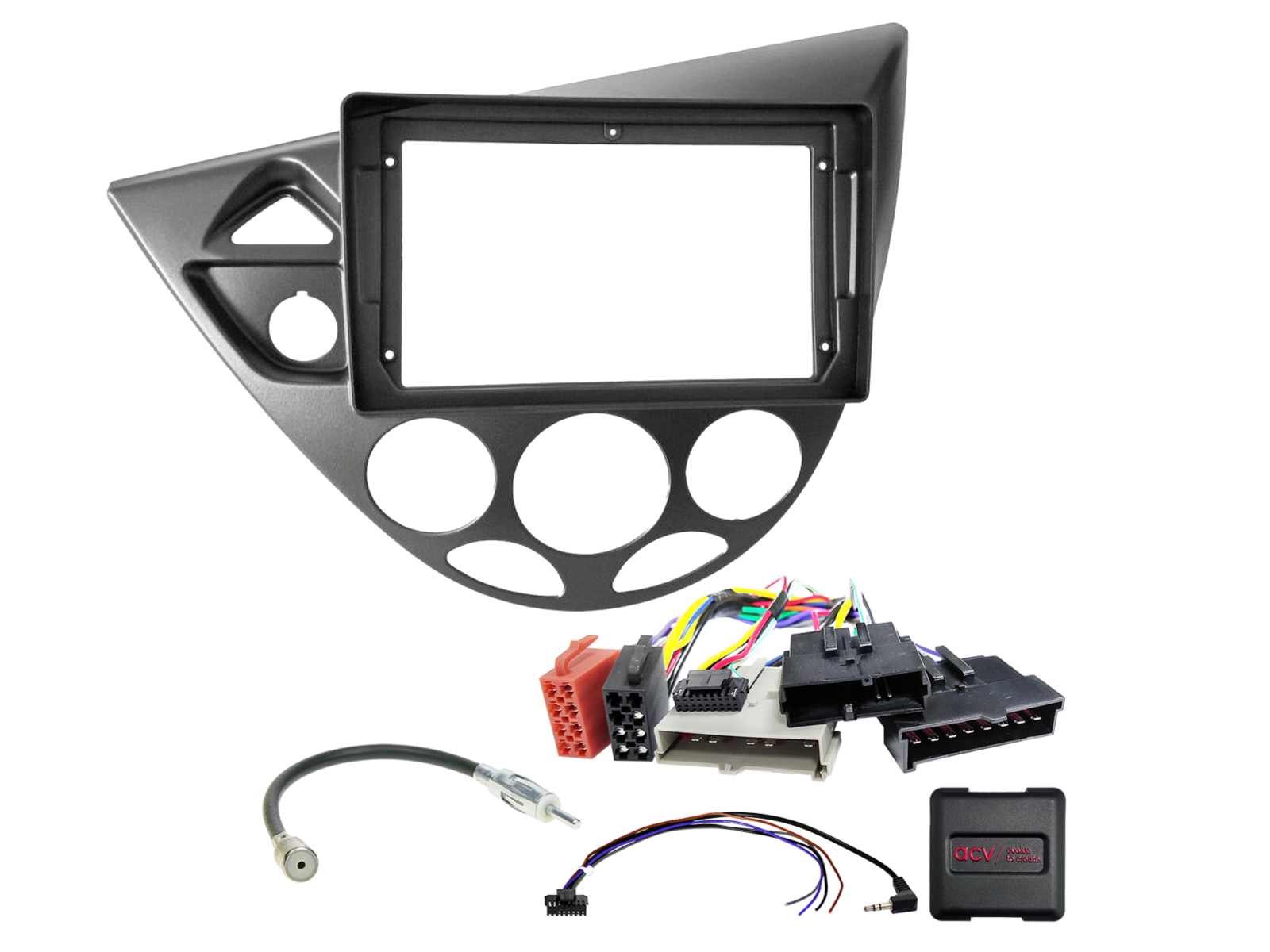 9" Kit Ford Focus I (DAW/DBW/DFW/DNW) 8Pin/8Pin/17Pin SWC/antenne - 691114 90 2 2 - 691114-90-2-2
