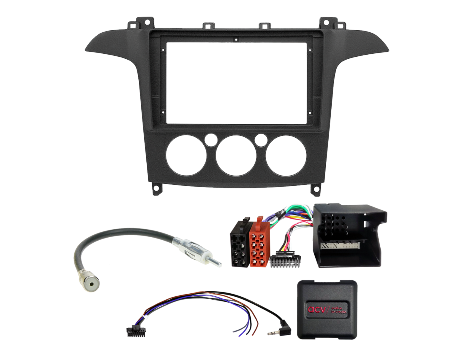 9" Kit Ford Galaxy/S-Max 40Pin SWC/antenne - 691114 98 2 2 - 691114-98-2-2
