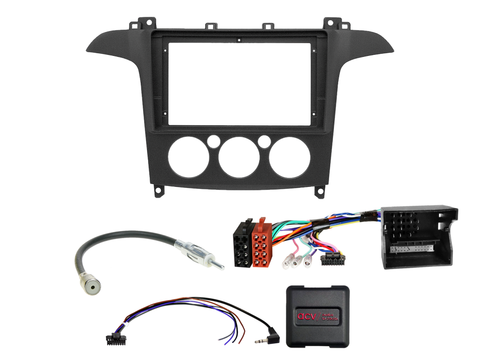 9" Kit Ford Galaxy/S-Max 40Pin CAN Bus/antenne - 691114 98 2 3 - 691114-98-2-3