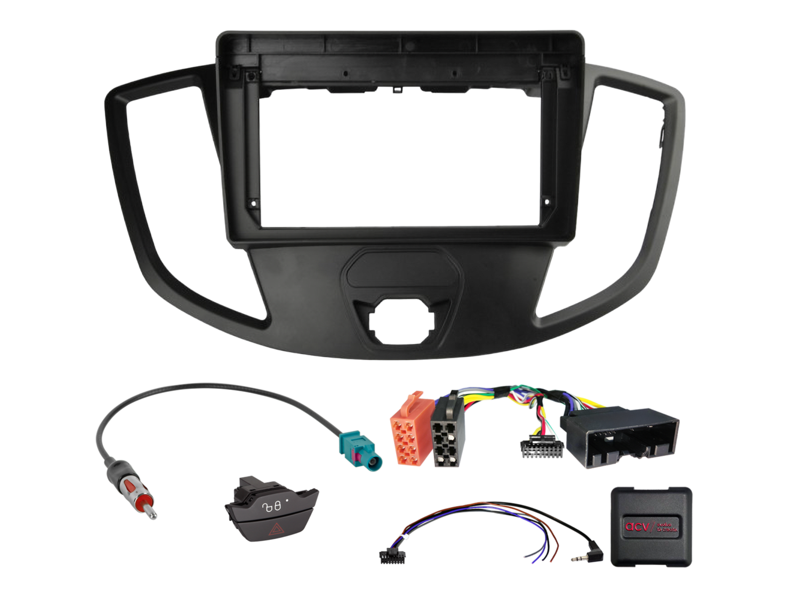 9" Kit Ford Transit Custom (FAC/FDA) 24Pin SWI/antenne - 691120 92 1 2 - 691120-92-1-2