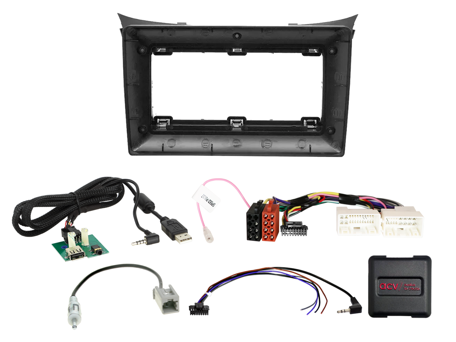 9" Kit Hyundai Elantra 2011 - 2015 24Pin/18Pin SWI/antenna/USB - 691143 92 1 2 - 691143-92-1-2