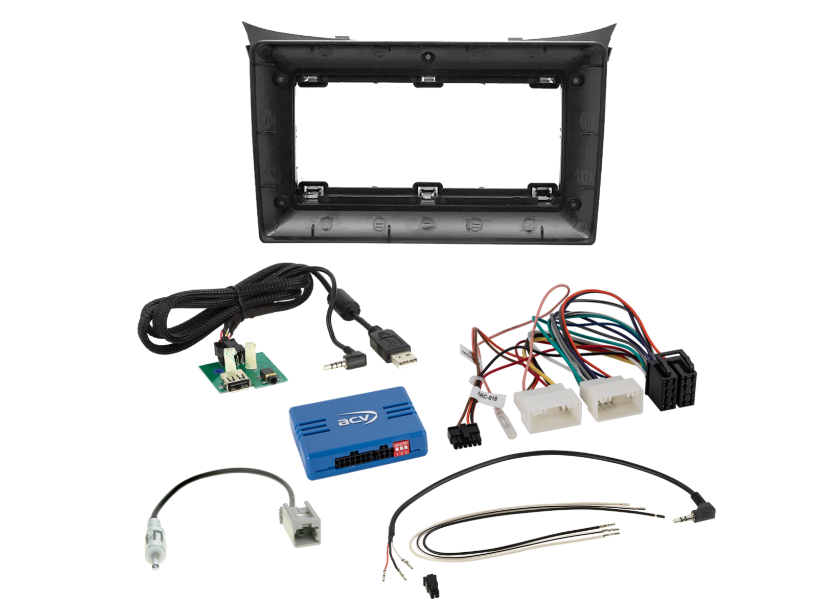 9" Kit Hyundai Elantra 2011 - 2015 24Pin/18Pin SWI/antenne Pro - 691143 92 1 3 - 691143-92-1-3