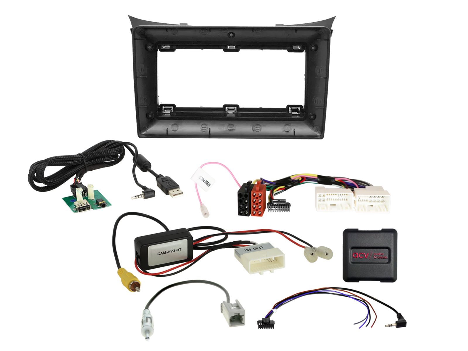 9" Kit Hyundai Elantra 2011 - 2015 24Pin/18Pin SWI/antenne Pro - 691143 92 1 5 - 691143-92-1-5