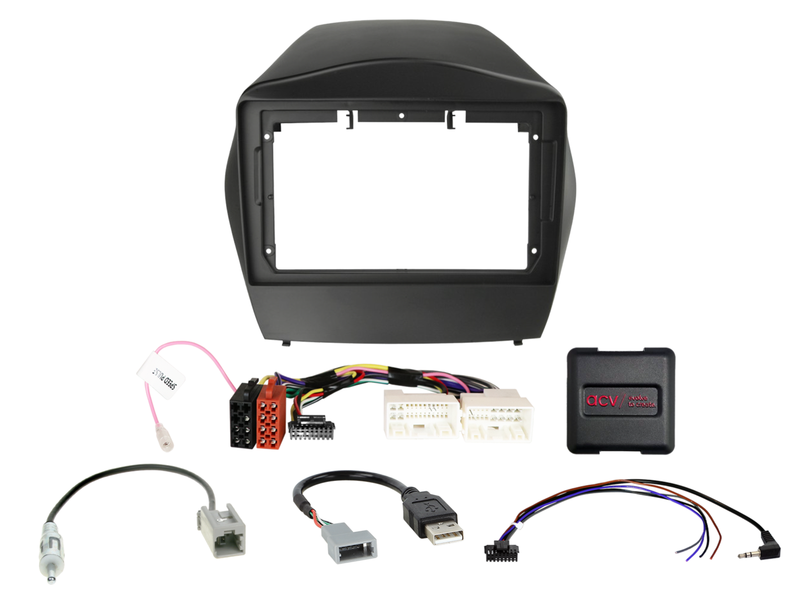 9" Kit Hyundai Tucson (TL) 2010 - 2015 24Pin/18Pin SWI/antenne - 691143 94 1 2 - 691143-94-1-2
