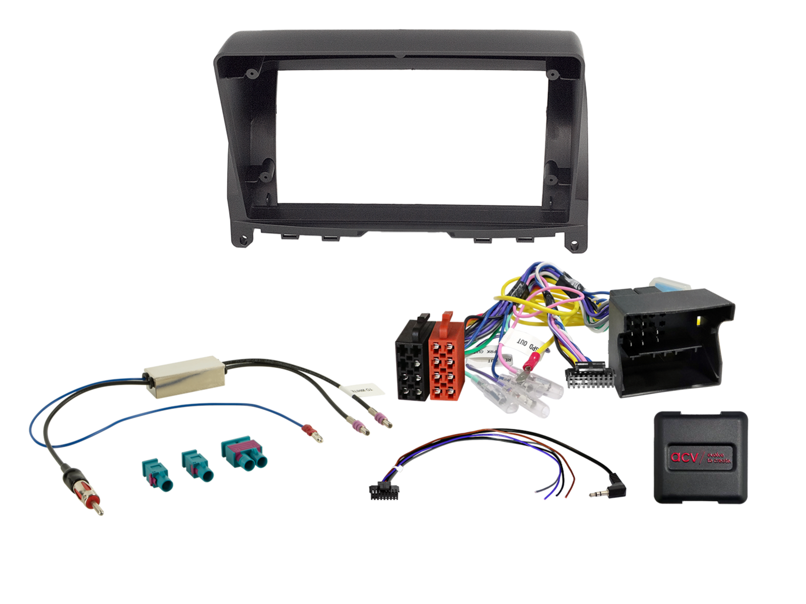 9" Kit Mercedes C-klasse 03/2007-01/2011 SWC/antenne - 691190 93 1 - 691190-93-1