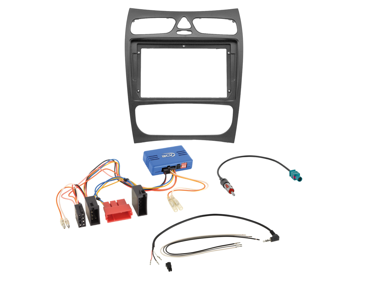 9" Kit Mercedes CLK(A209/C209) 03/2002-04/2005 SWC/antenne - 691190 94 1 - 691190-94-1