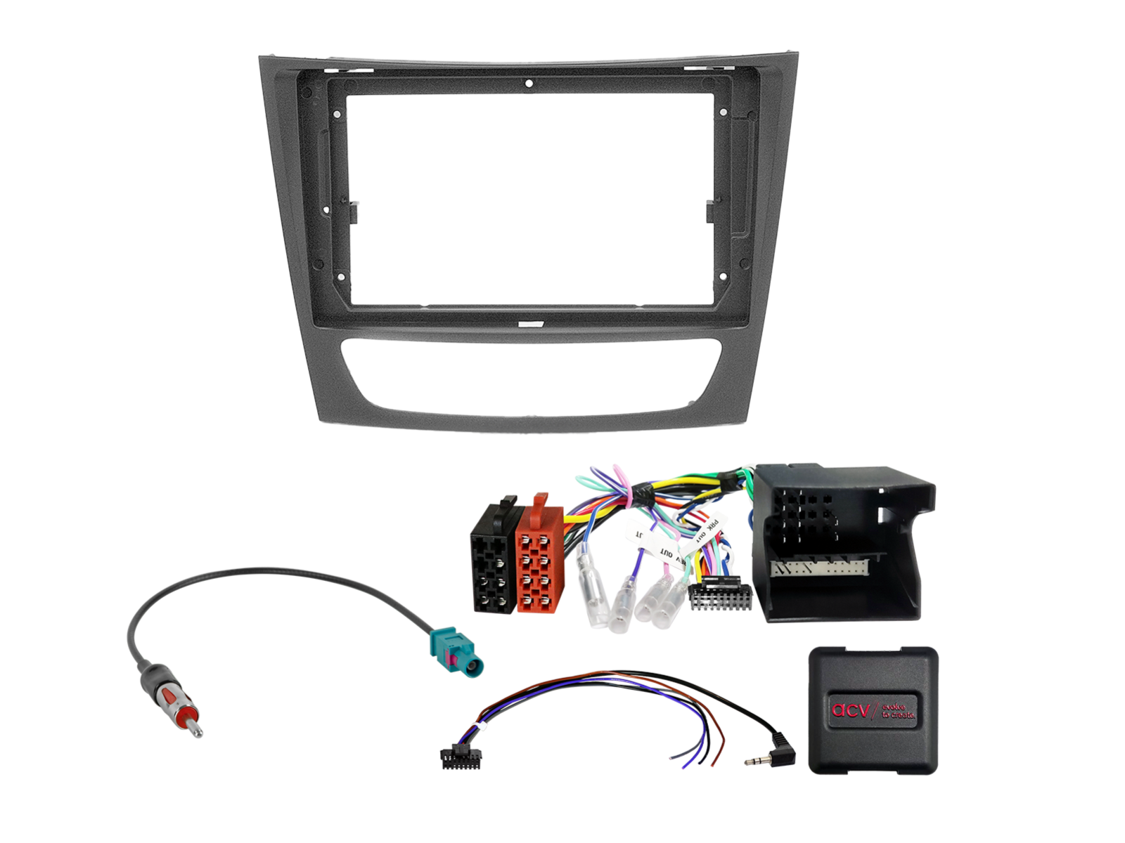 9" Kit Mercedes CLS(C219)/E-klasse(W211) SWC/antenne - 691190 95 1 - 691190-95-1