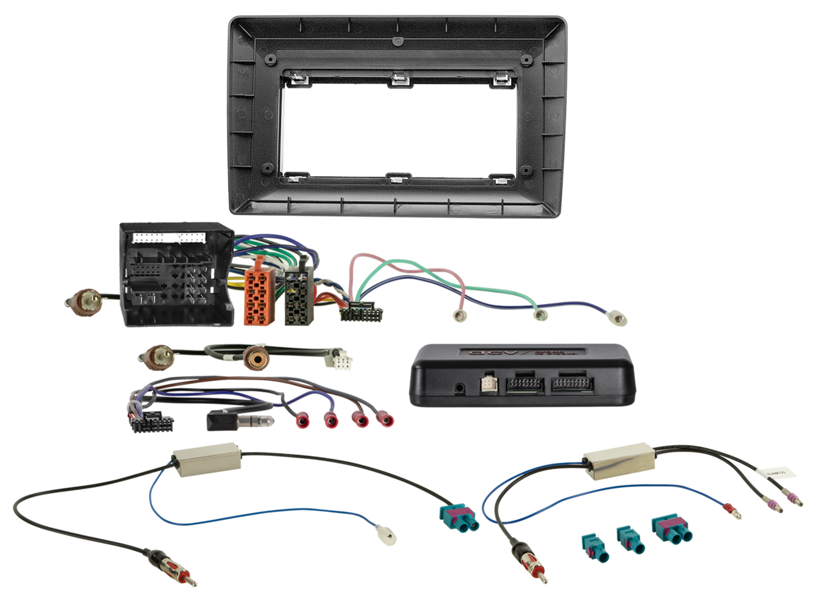 10" Kit voor diverse Skoda/VW-modellen, 52-pins i-adapter/antenne - 691320 130 2 - 691320-130-2