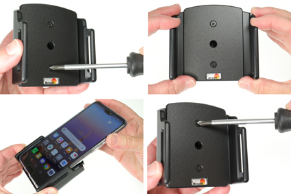 Huawei P20/ P20 Pro Passieve verstelbare houder met swivelmount - 711062 1 - 711062