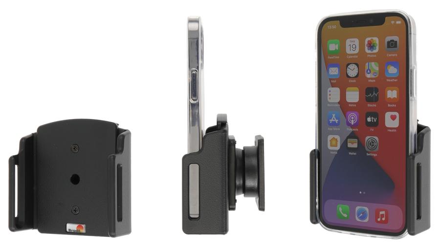 Apple iPhone 13/14/15  Passieve verstelbare houder met swivelmount - 711239 a - 711239