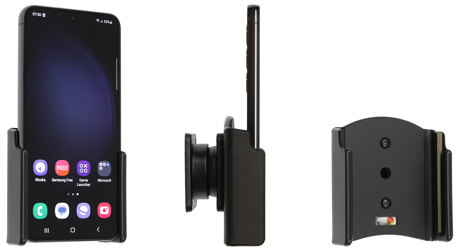 Samsung Galaxy S23 Passieve houder met swivelmount - 711344 - 711344