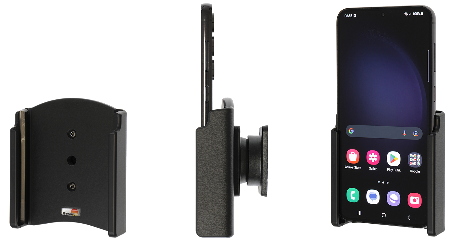 Samsung Galaxy S23 Plus Passieve houder met swivelmount - 711345 a - 711345