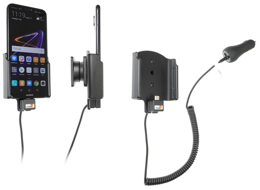 Huawei P20 Lite Actieve houder met 12/24V lader - 712054 - 712054