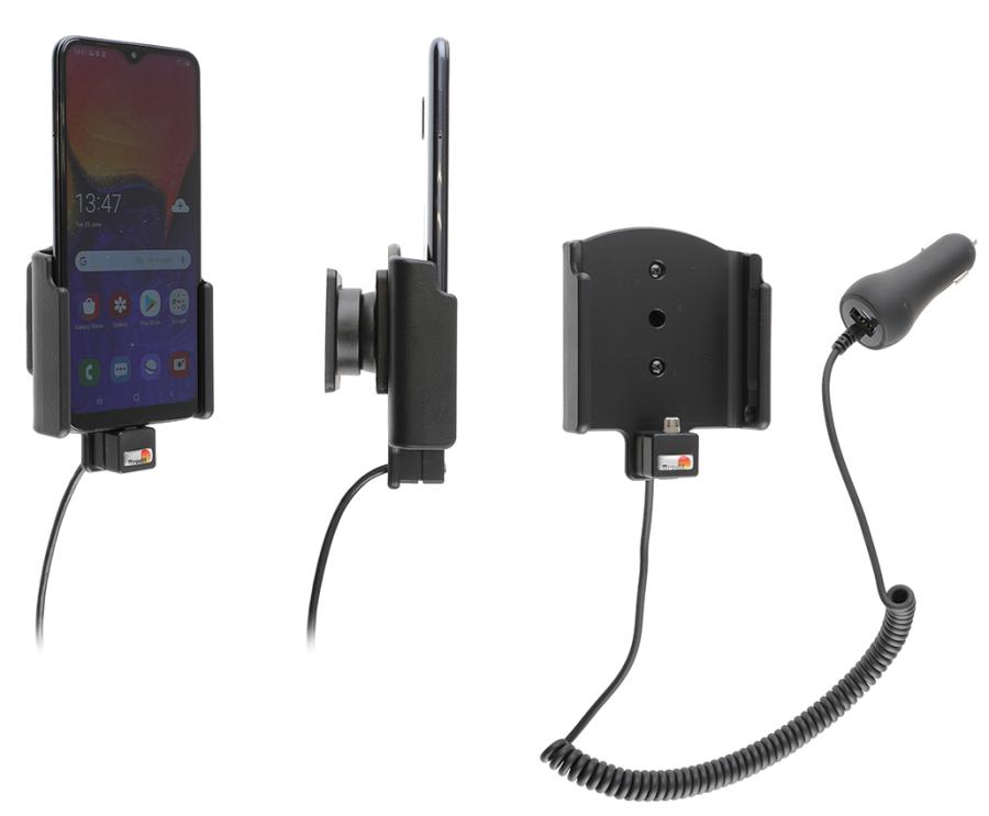 Samsung Galaxy A10 Actieve houder met 12/24V lader - 712139 - 712139