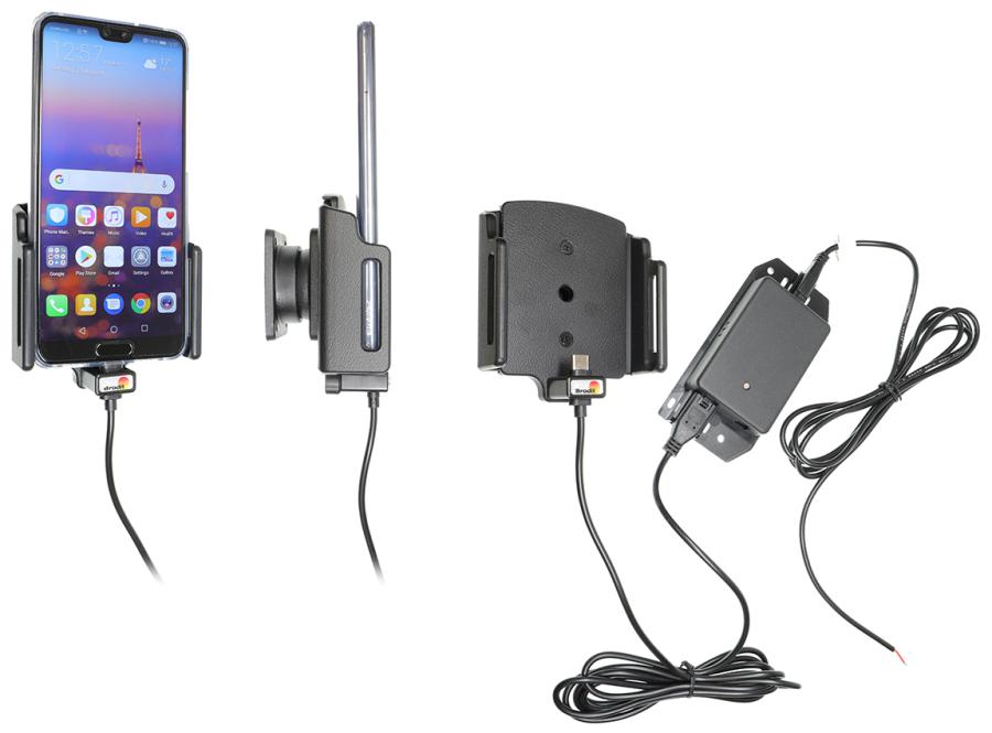 Huawei P20 Pro met originele hoes Actieve houder met vaste voeding - 713062 - 713062