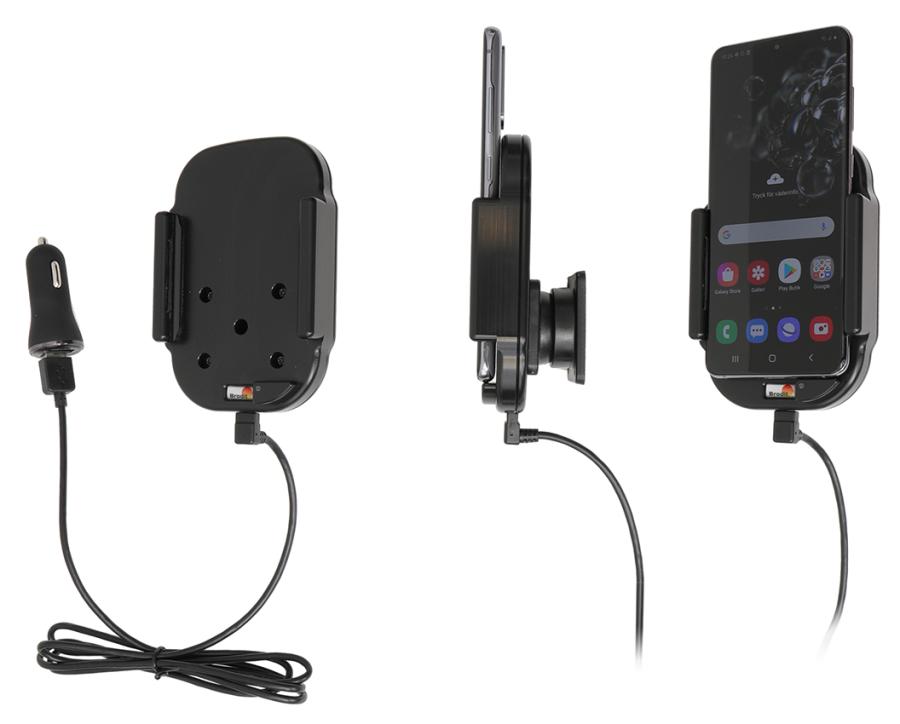 Samsung Galaxy S20 Qi Wireless Actieve houder met 12V USB plug - 718190 a - 718190