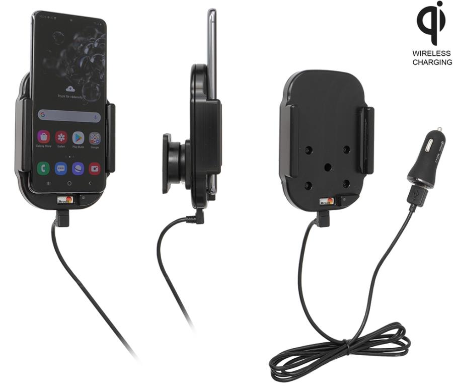 Samsung Galaxy S20 Qi Wireless Actieve houder met 12V USB plug - 718190 - 718190