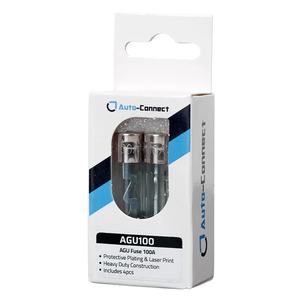 Auto-Connect AGU 100A fuse nickel plated 4pcs - 720agu100 1 - 720AGU100