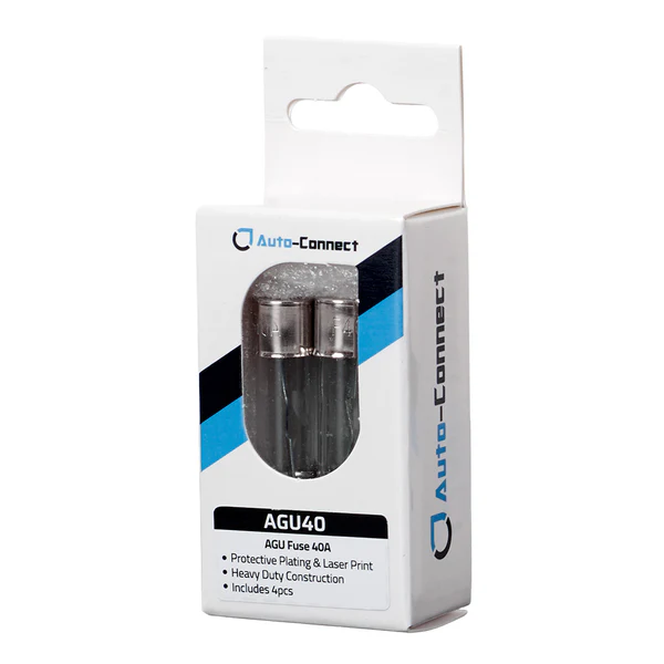 Auto-Connect AGU 40A fuse nickel plated 4pcs - 720agu40 1 - 720AGU40