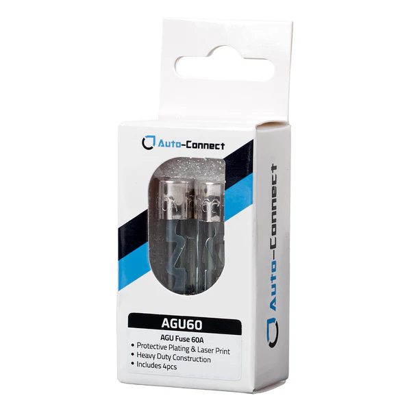 Auto-Connect AGU 60A fuse nickel plated 4pcs - 720agu60 1 - 720AGU60