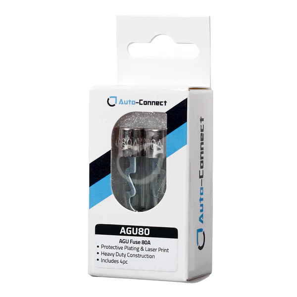 Auto-Connect AGU 80A fuse nickel plated 4pcs - 720agu80 1 - 720AGU80