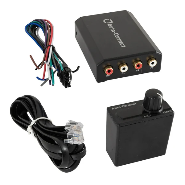 Auto-Connect 4 channel High-Low converter with volt meter - 720hlcl34 - 720HLCL34