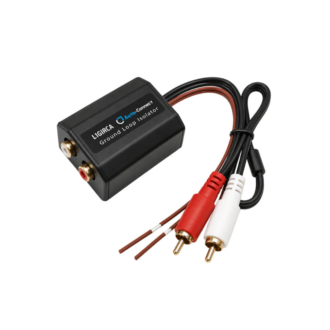 Auto-Connect Ground loop isolator, 2RCA-2RCA input - 720l1girca - 720L1GIRCA