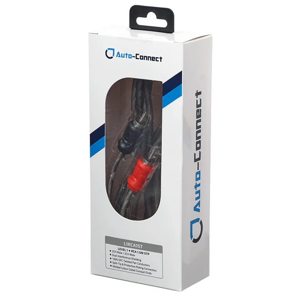 Auto-Connect Level 1 RCA cable 1,5m  - 720l1rca15t 1 - 720L1RCA15T