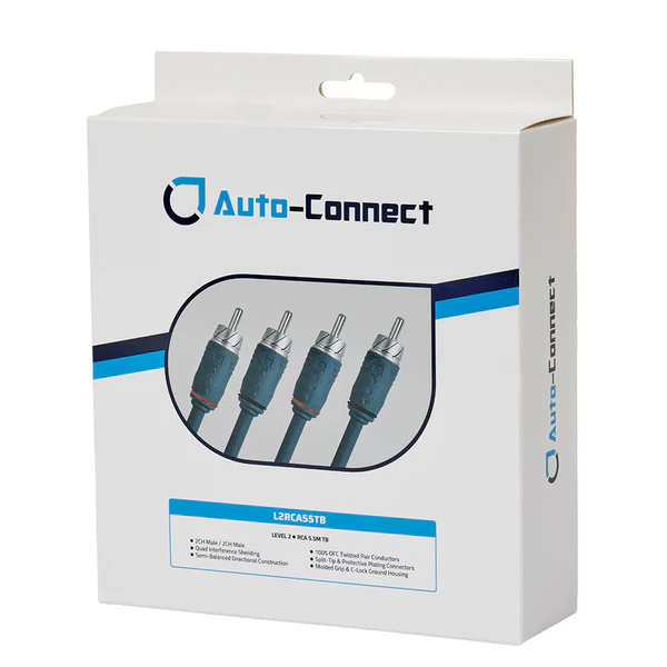 Auto-Connect Level 2 RCA cable 5,5m - 720l1rca55tb 1 - 720L2RCA55TB