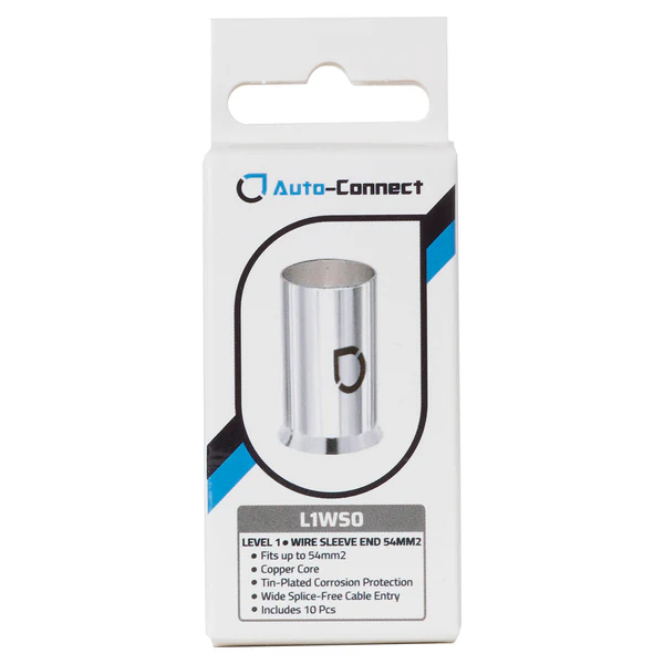 Auto-Connect L1 Wire Sleeve End 54 mm2/0GA 10pcs - 720l1ws0 1 - 720L1WS0